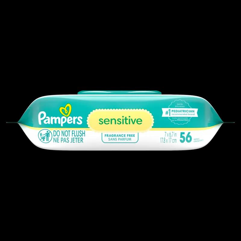 Pampers® Baby Wipe Unscented Sensitive 512/Case