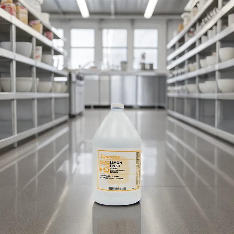 Solutions Plus® Lemon Floor Cleaner 1 GAL Neutral Concentrate 4/Case