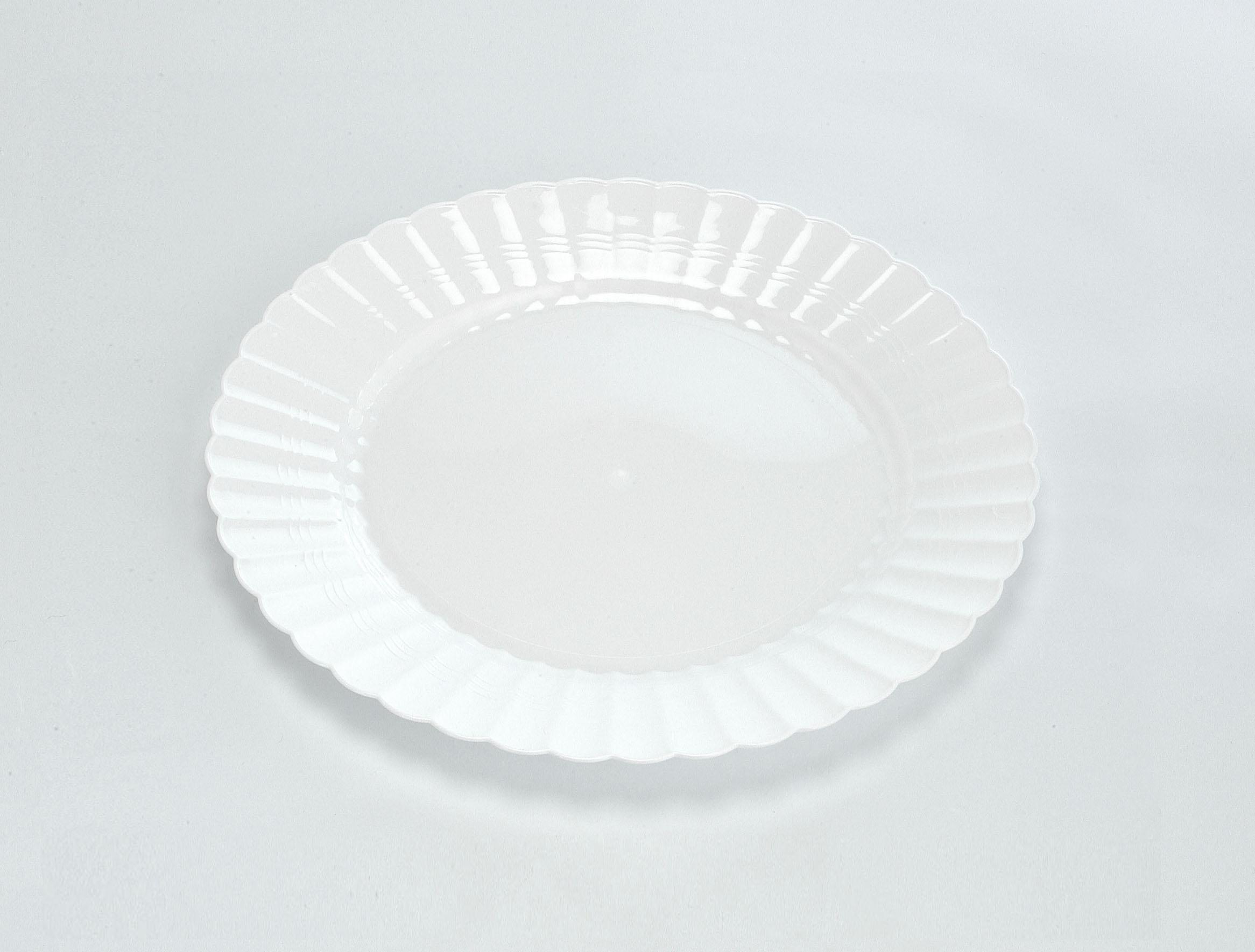 Plate 7.5 IN Plastic White 180/Case