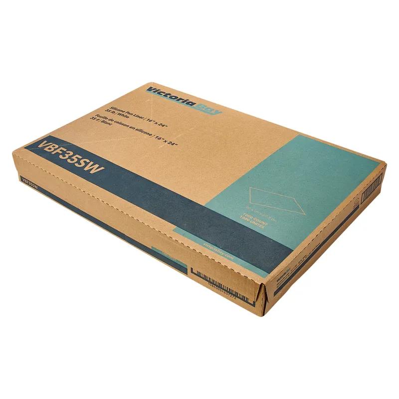 Victoria Bay Pan Liner 16X24 IN Silicone White 35LB Kosher 1000/Case