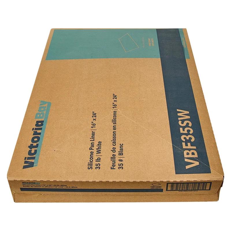 Victoria Bay Pan Liner 16X24 IN Silicone White 35LB Kosher 1000/Case