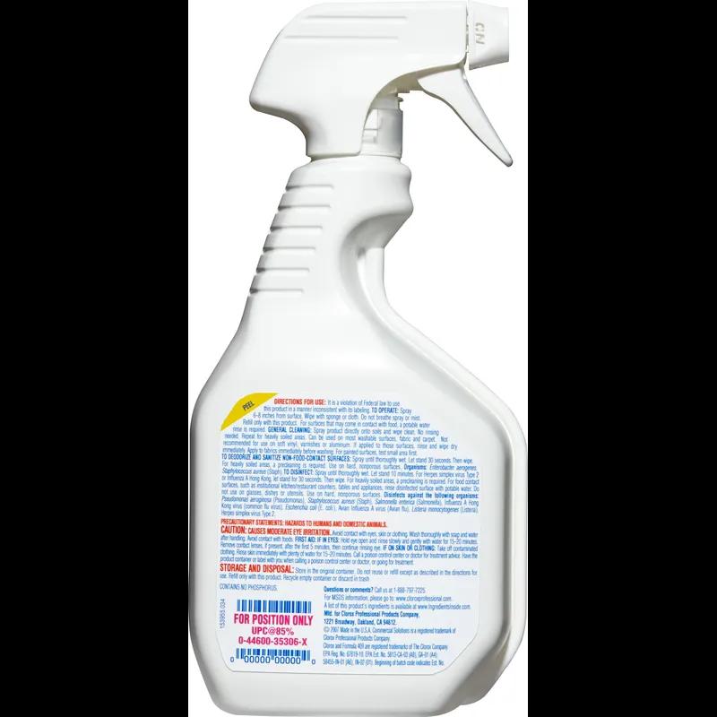 Formula 409® Citrus Scent All Purpose Cleaner Disinfectant Deodorizer 32 FLOZ Multi Surface RTU Antibacterial 12/Case