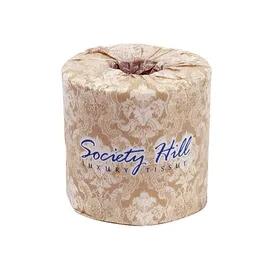 Society Hill Toilet Paper & Tissue Roll 2PLY White 380 Sheets/Roll 96 Rolls/Case