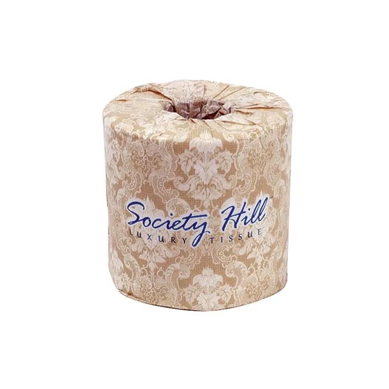 Society Hill Toilet Paper & Tissue Roll 2PLY White 380 Sheets/Roll 96 Rolls/Case