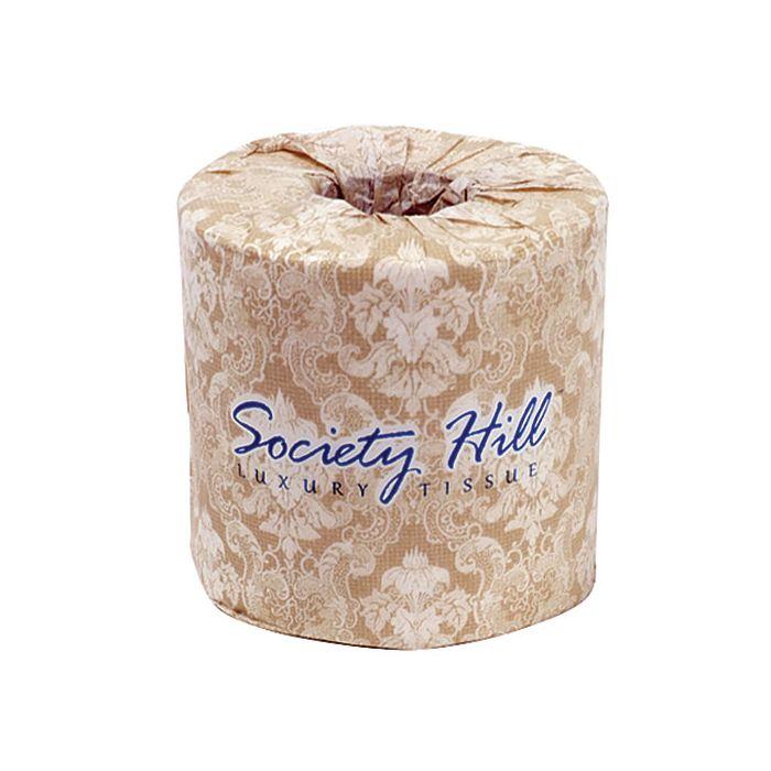 Society Hill Toilet Paper & Tissue Roll 2PLY White 380 Sheets/Roll 96 Rolls/Case