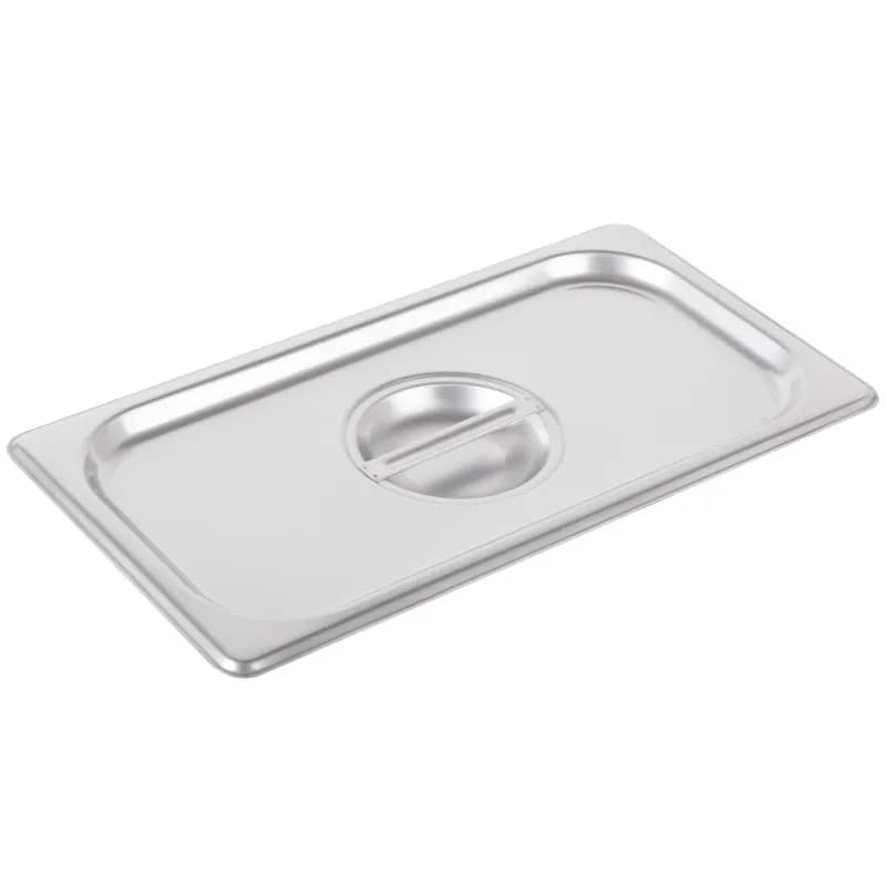 Super Pan V® Cover For Steam Table Pan 1/3 Size Stainless Steel Solid 1/Each