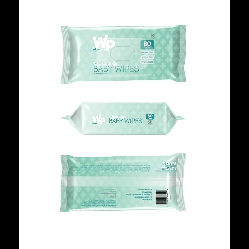 WipesPlus® Baby Wipe 80 Count/Pack