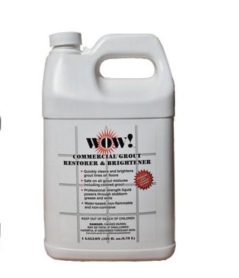WOW! Commercial Grout Restorer & Brightener Cleaner 2 GAL 4/Case