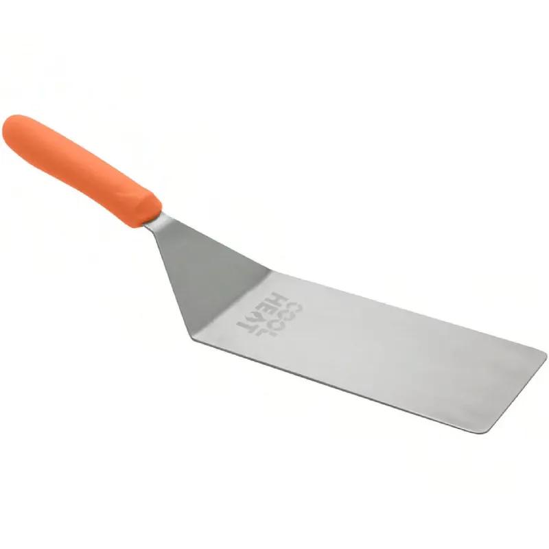 Turner 8X4 IN Stainless Steel Orange Offset Blade Ergonomic Dishwasher Safe 1/Each