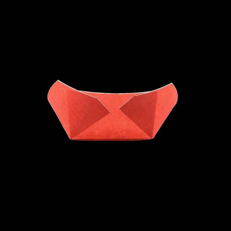 Food Tray 3 LB Paper Red Rectangle 500/Case