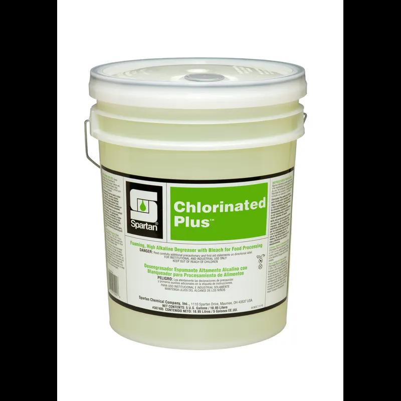 Chlorinated Plus® Unscented Degreaser 5 GAL Multi Surface Heavy Duty Alkaline Concentrate 1/Pail
