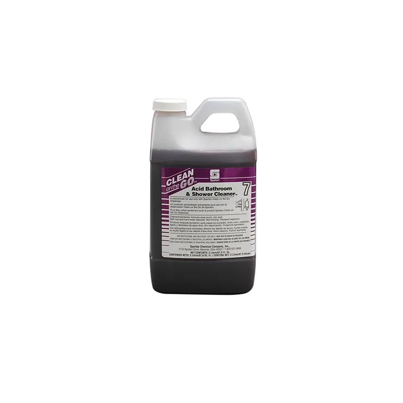 Acid Bathroom & Shower Cleaner 7 Citrus Scent 2 L Multi Surface Acidic Concentrate Urea Hydrochloride 4/Case