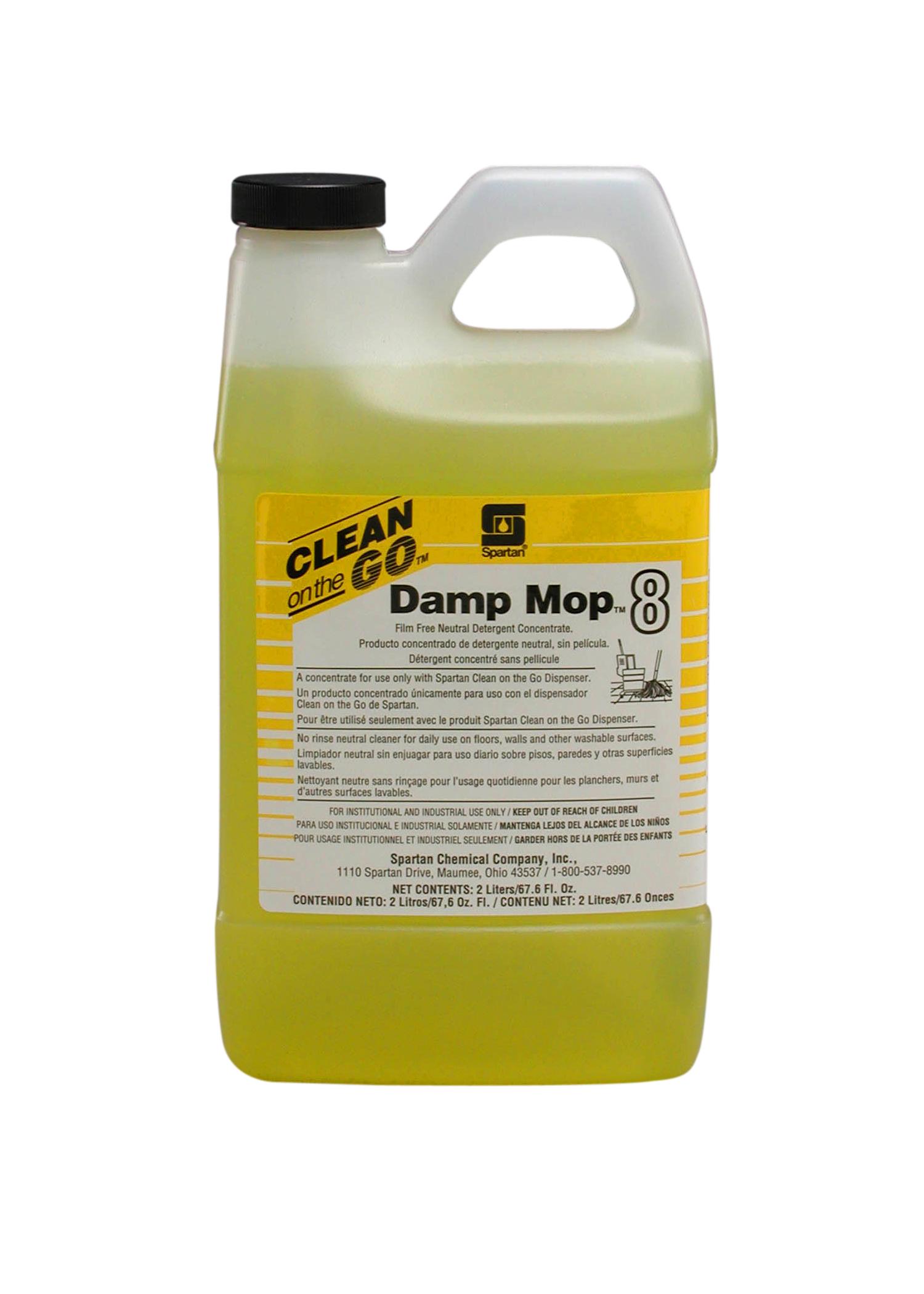Clean on the Go® Damp Mop 8 Lemon Detergent 2 L Neutral Concentrate 4/Case