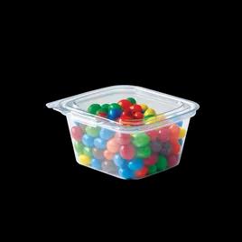 Crystal Seal® Delectables™ Deli Container Hinged 16 OZ PET Clear Rectangle Tamper-Evident 200/Case
