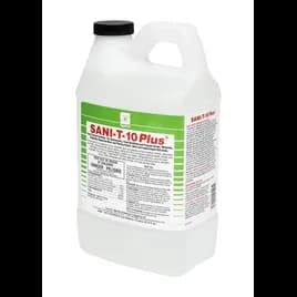 Sani-T-10 Plus® 22 Unscented Food Service Sanitizer 2 L Multi Surface Neutral RTU Quat Cog 4/Case
