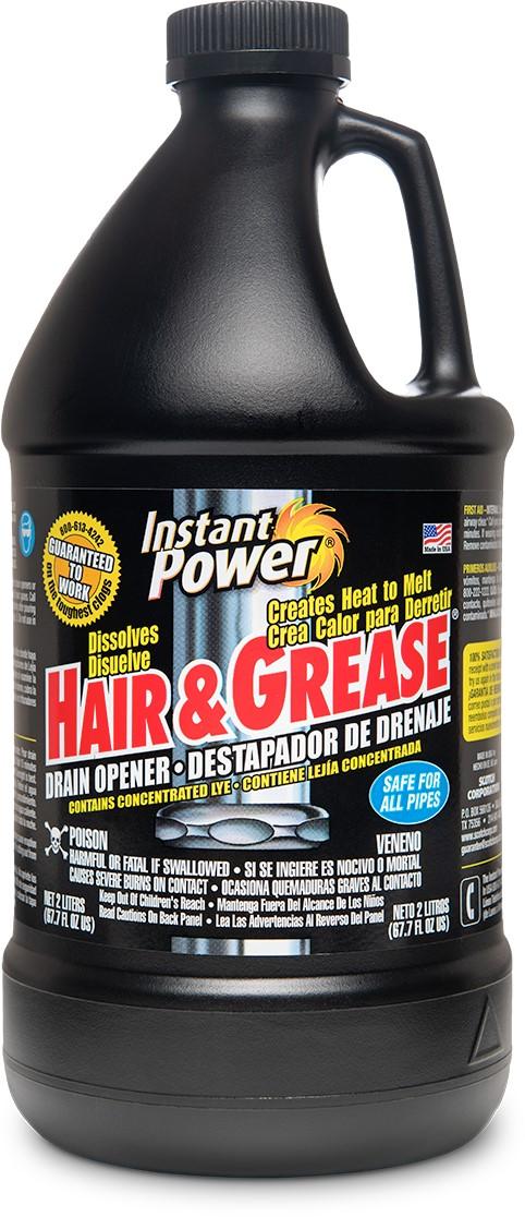 Instant Power Hair & Grease Drain Cleaner Drain Opener 67.6 OZ 1/Each