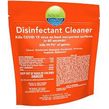 Aqua ChemPacs Disinfectant Cleaner Packet 20 Count/Pack 12 Packs/Case 240 Count/Case