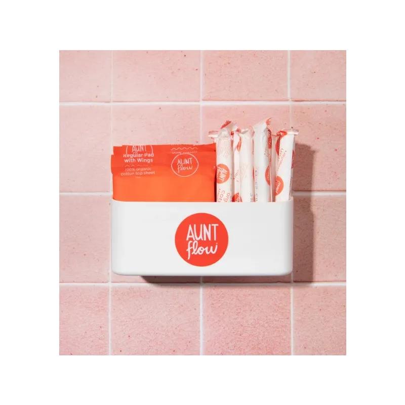 Display Box For Period Care Products 7.2X3.62X4.13 IN White Plastic 1/Each