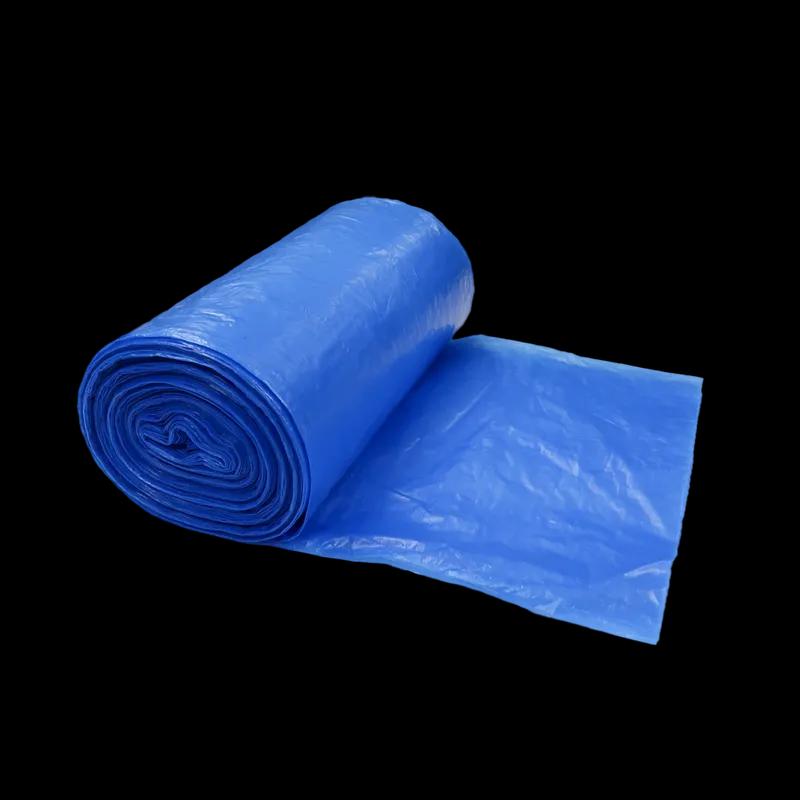 Victoria Bay Soiled Linen Bag Can Liner 30X43 IN 39 GAL Blue 14MIC 25 Count/Roll 10 Rolls/Case