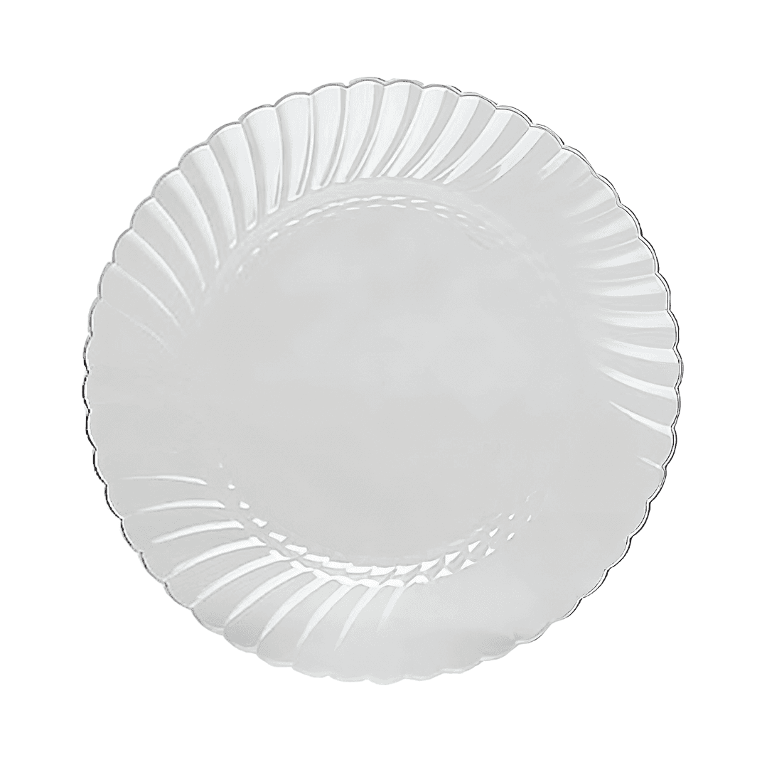 WNA Plate 10.25 IN Plastic Clear 144/Case
