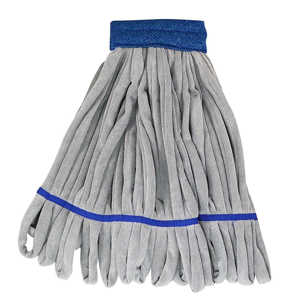 SmartColor™ RoughMop Tube Mop Gray Blue Microfiber Double Sided String 1/Each
