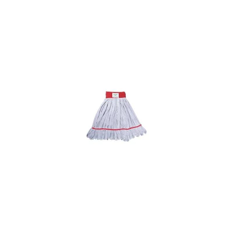 SmartColor™ Scrub Mop Gray Red Microfiber Loop End Heavy Duty Launderable 1/Each