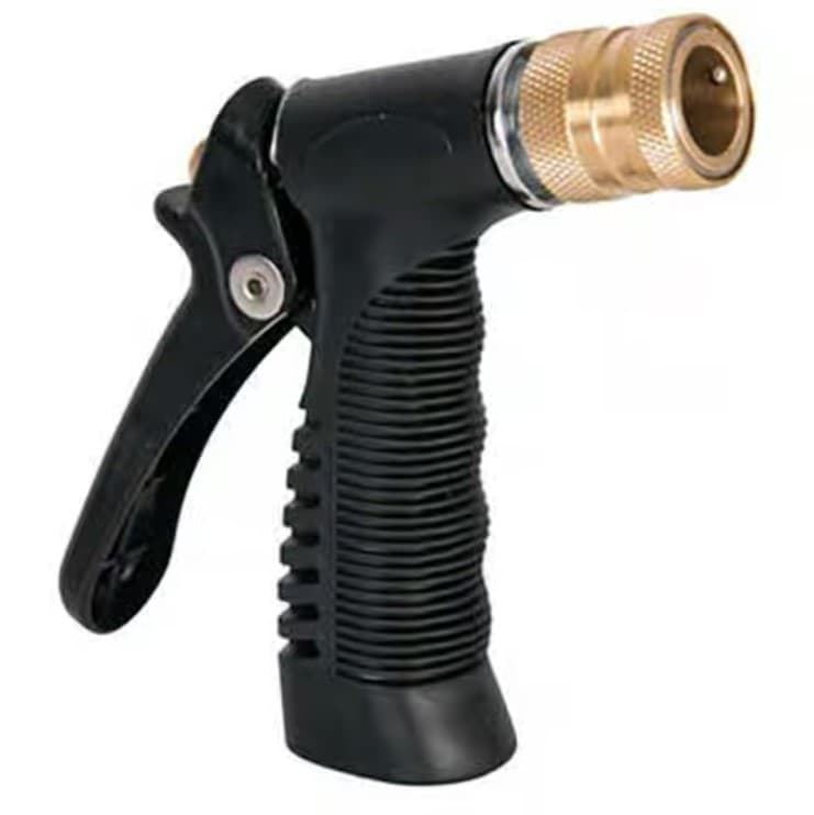 Hydro Systems Spray Nozzle Plastic With Female Quick Connect Ergonomic Handle With Brass Coupling 1/Each