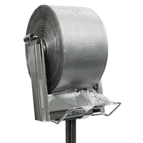 Pull-N-Pak® Produce Bag 14X18 IN Plastic 6MIC Gray 915 Count/Roll 4 Rolls/Case