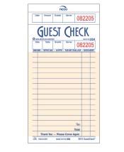 Guest Check Board 3.5X6.75 IN Paper Salmon 16 Lines 50 Sheets/Pack 49 Packs/Case 2500 Count/Case