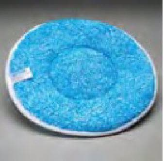 Carpet Bonnet 19 IN Blue Cotton Without Stripe 1/Each