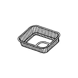 Nacho Take-Out Tray Base 5X6 IN OPS Clear Rectangle 500/Case