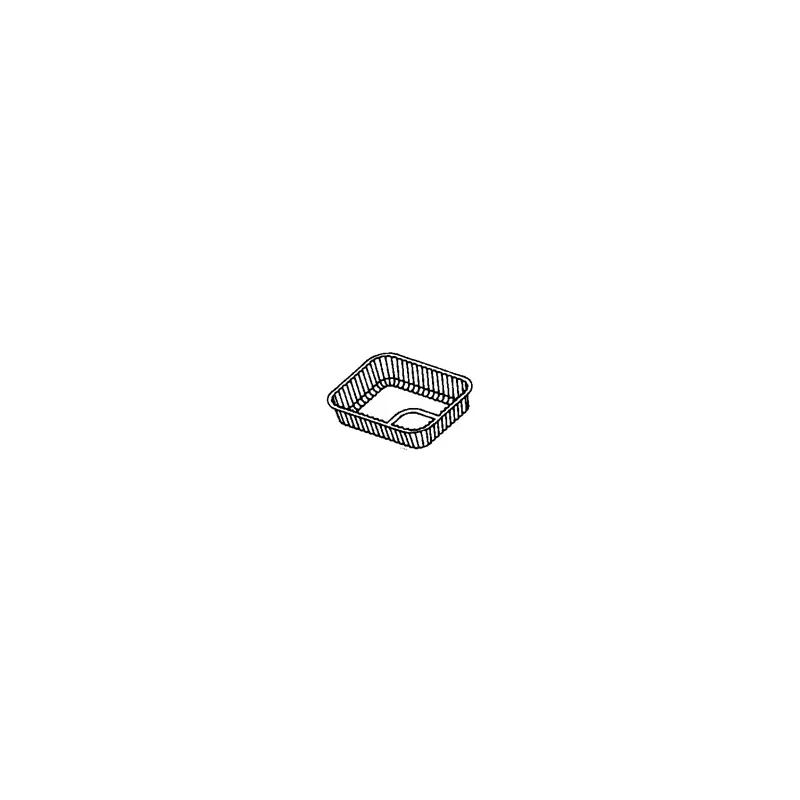 Nacho Take-Out Tray Base 5X6 IN OPS Clear Rectangle 500/Case