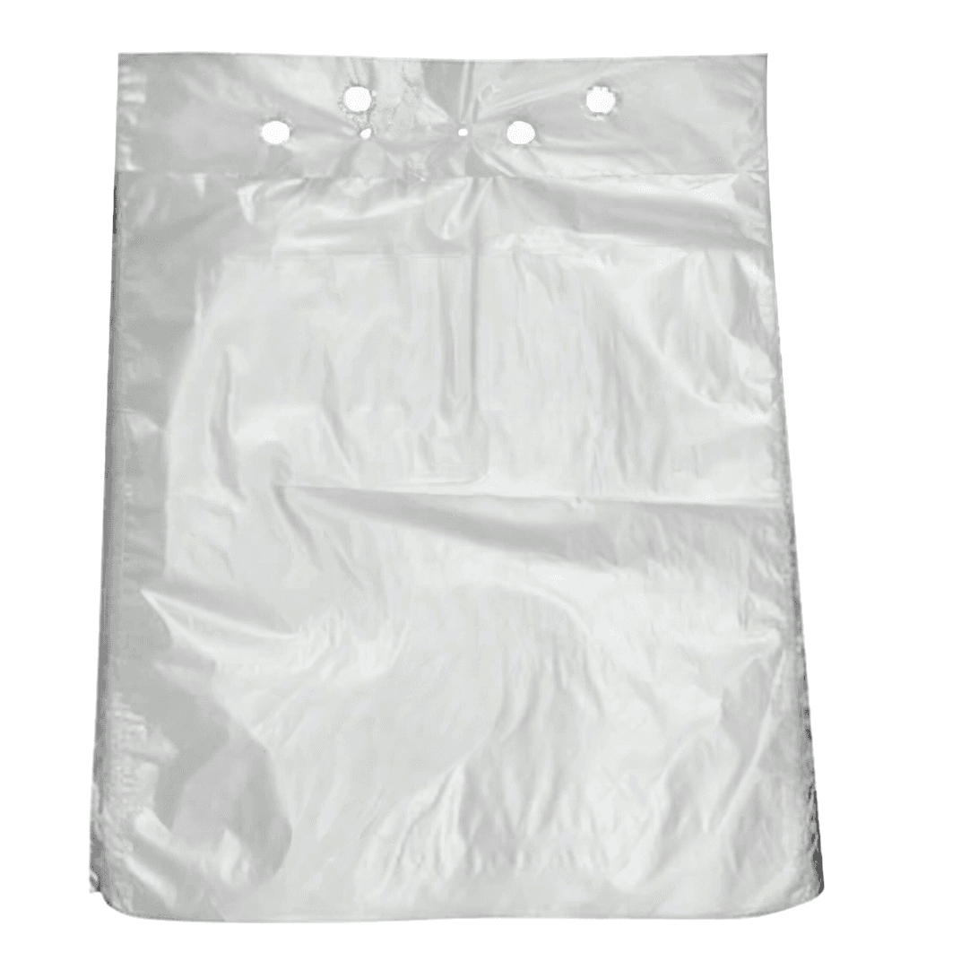 Deli Bag 8.5X8.5 IN HDPE Clear With Flip Top Closure Saddlepack 2000/Case