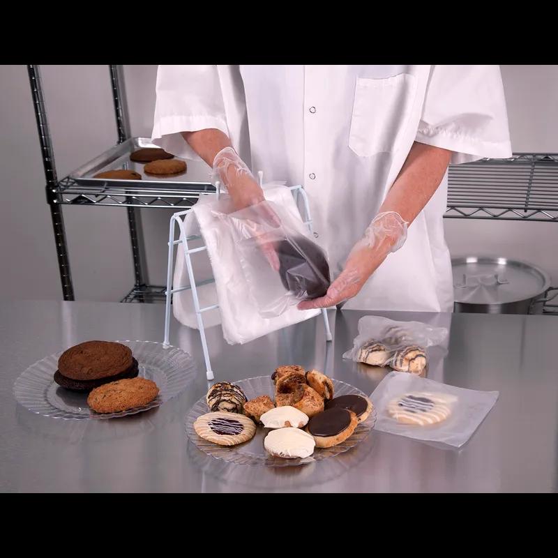 Deli Bag 8.5X8.5 IN HDPE Clear With Flip Top Closure Saddlepack 2000/Case