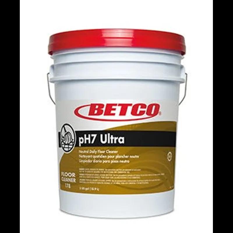 pH7 Ultra Lemon Floor Cleaner 5 GAL Daily Neutral Concentrate Liquid 1/Pail