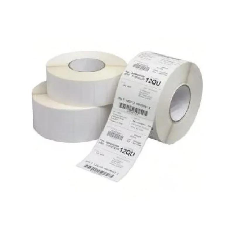 Direct Thermal Label 4X3 IN White Black With 0.75 IN Core Diameter Perforated Gap Sensing 200 Count/Roll 36 Rolls/Case