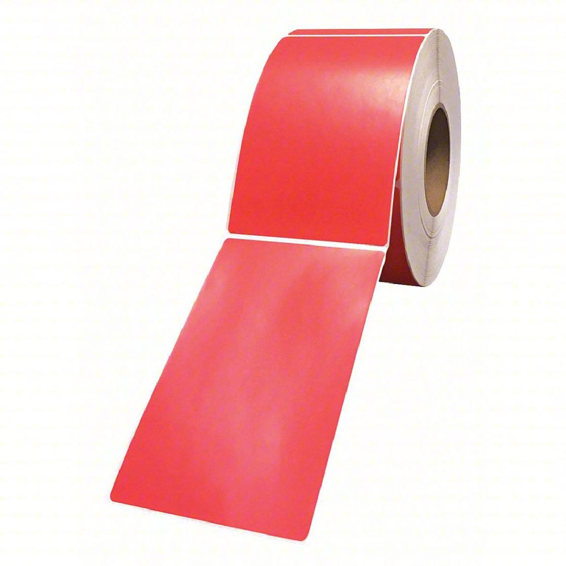 Direct Thermal Label 4X6 IN Red Ink Coated Paper Fanfold 2000 Count/Pack 2 Packs/Case 4000 Count/Case