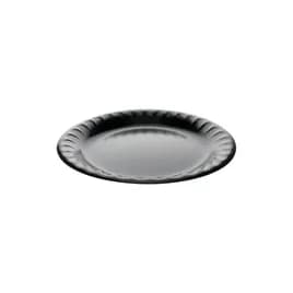 Placesetter® Plate 8.9X0.8 IN Polystyrene Foam Black Round Laminated 500/Case