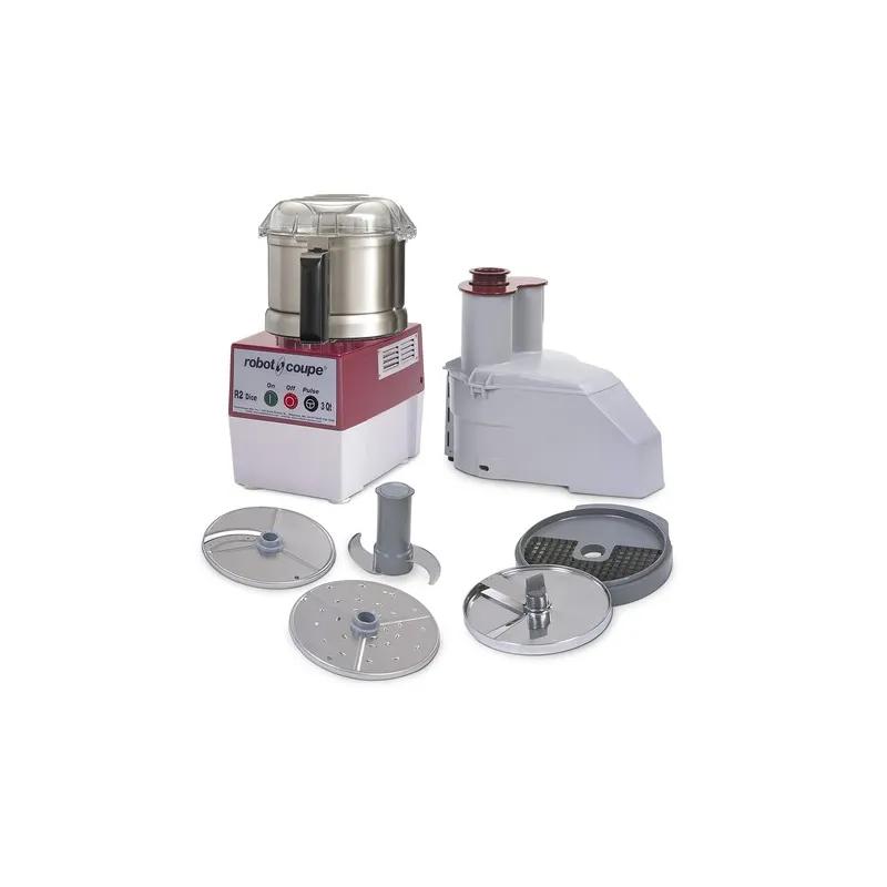 Food Processor 23.75X16.25X20.25 IN 3 L Stainless Steel Plastic Commercial Ultra With Dice Kit 1/Each