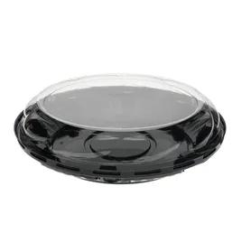 Pie Container & Lid Combo With High Dome Lid 9.75X2.6 IN PET Black Round Swirl 100/Case