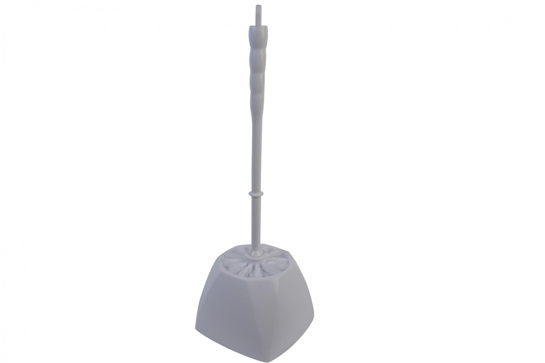 Toilet Brush Caddy White Plastic 1/Each