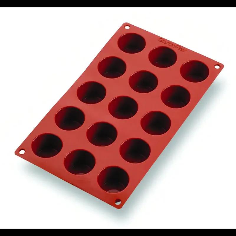 Matfer Bourgeat Gastroflex® Cupcake & Muffin Pan 1.75X1.813 IN Silicone Mini Mold 15 Cavities 1/Each