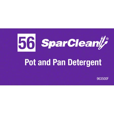 SparClean® 56 Pot & Pan Detergent Line Tag 1/Each