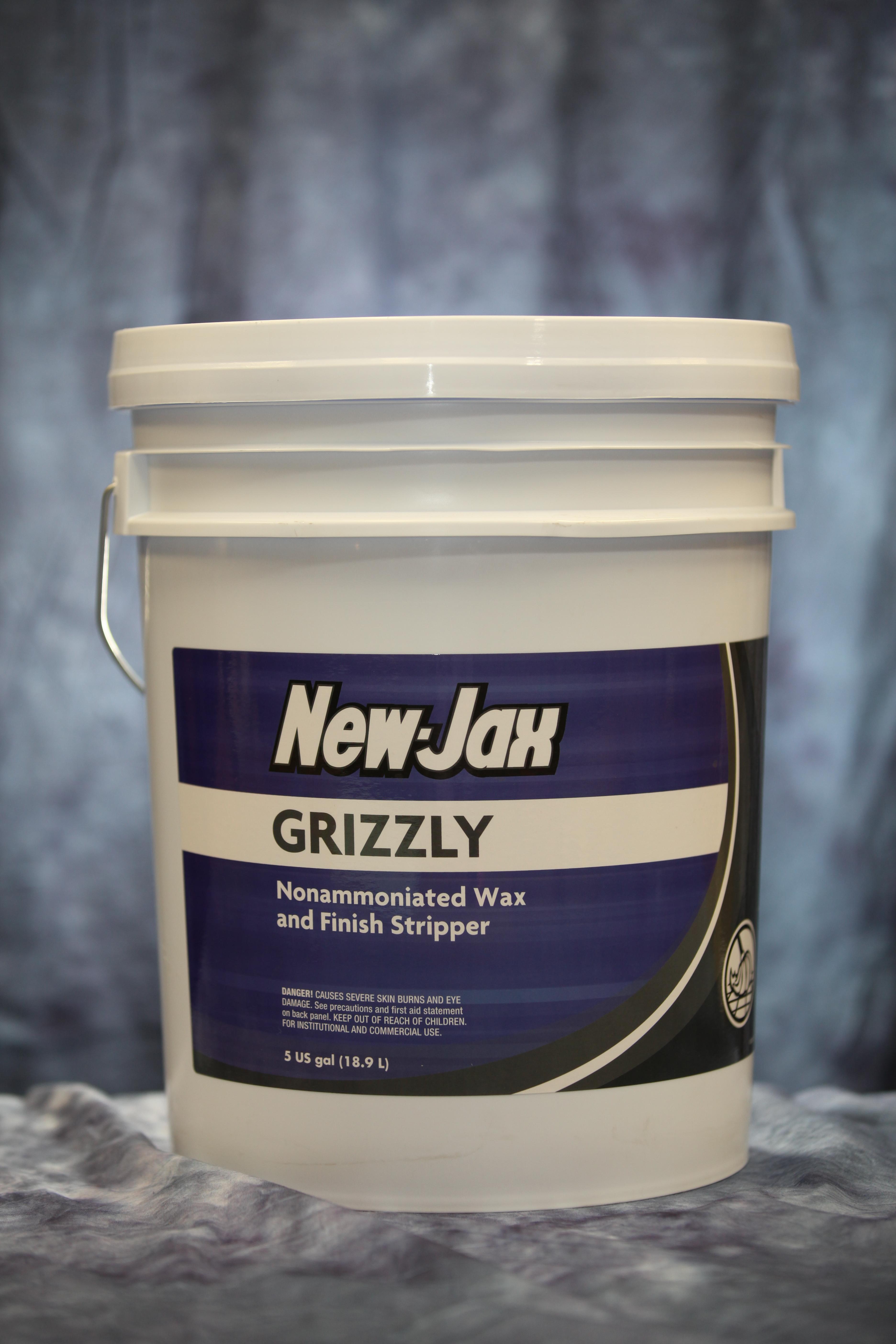 NEW JAX GRIZZLY Floor Stripper 5 GAL Non-Ammoniated 1/Pail
