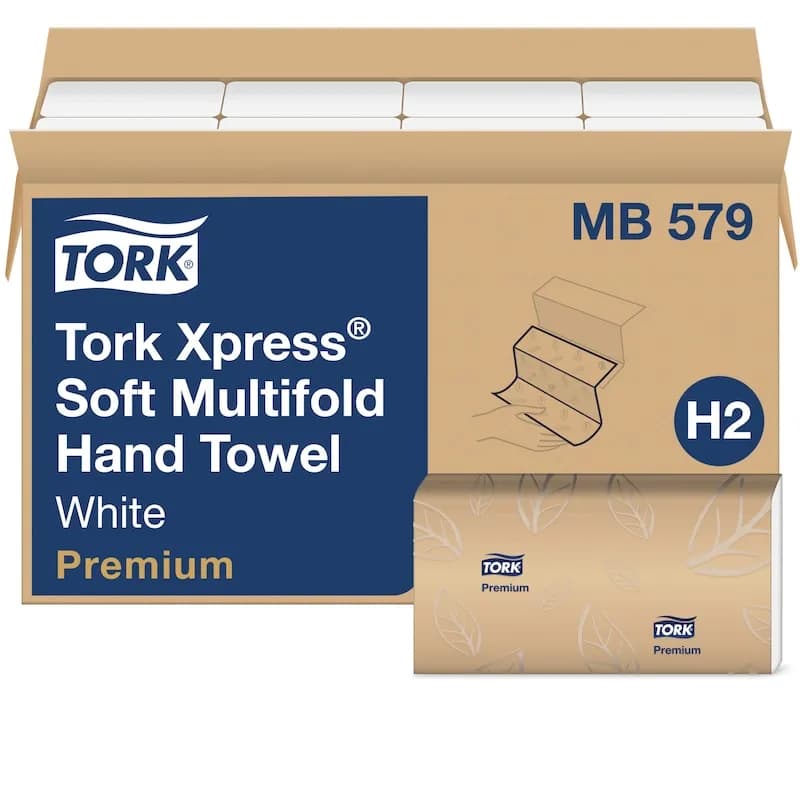 Folded Paper Towel 1PLY White Multifold Premium Compressed 4000/Case