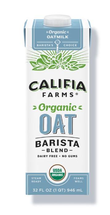 Barista Blends Oat Milk 32 FLOZ Organic 6/Case