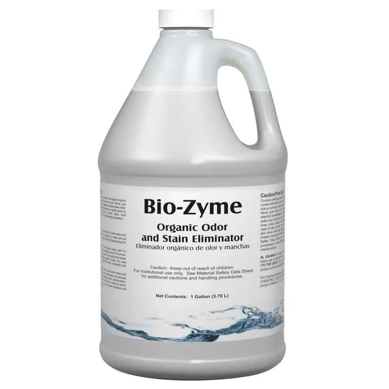 Bio-Zyme Pleasant Scent Drain Treatment Cleaner Deodorizer Stain Remover 1 GAL 4/Case