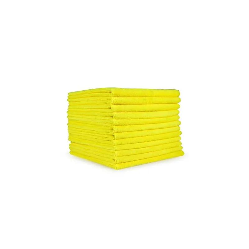 HOSPECO® Smart Choice Cleaning Cloth 16X16 IN Microfiber Yellow Square 12/Pack