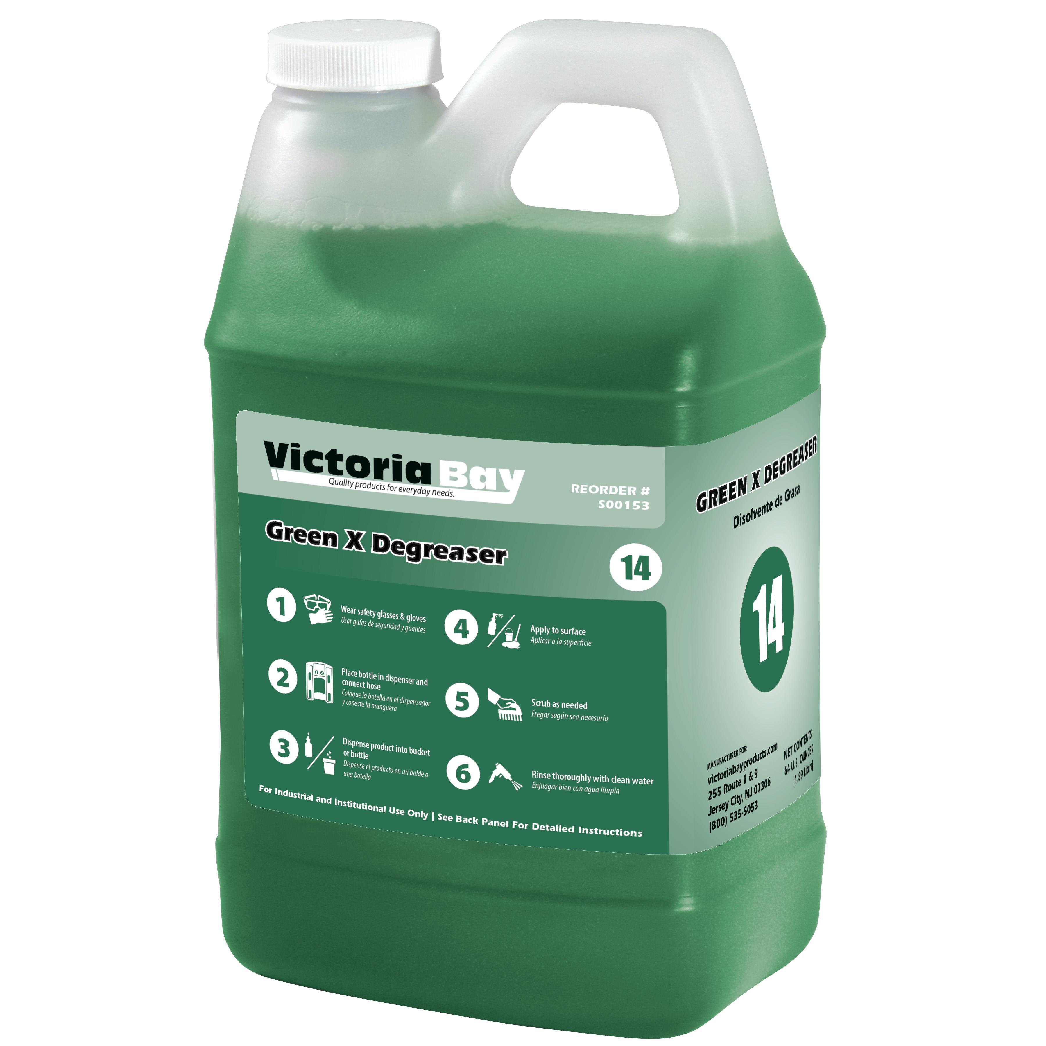 Victoria Bay Green X Degreaser Cms #14 64 OZ 4/Case