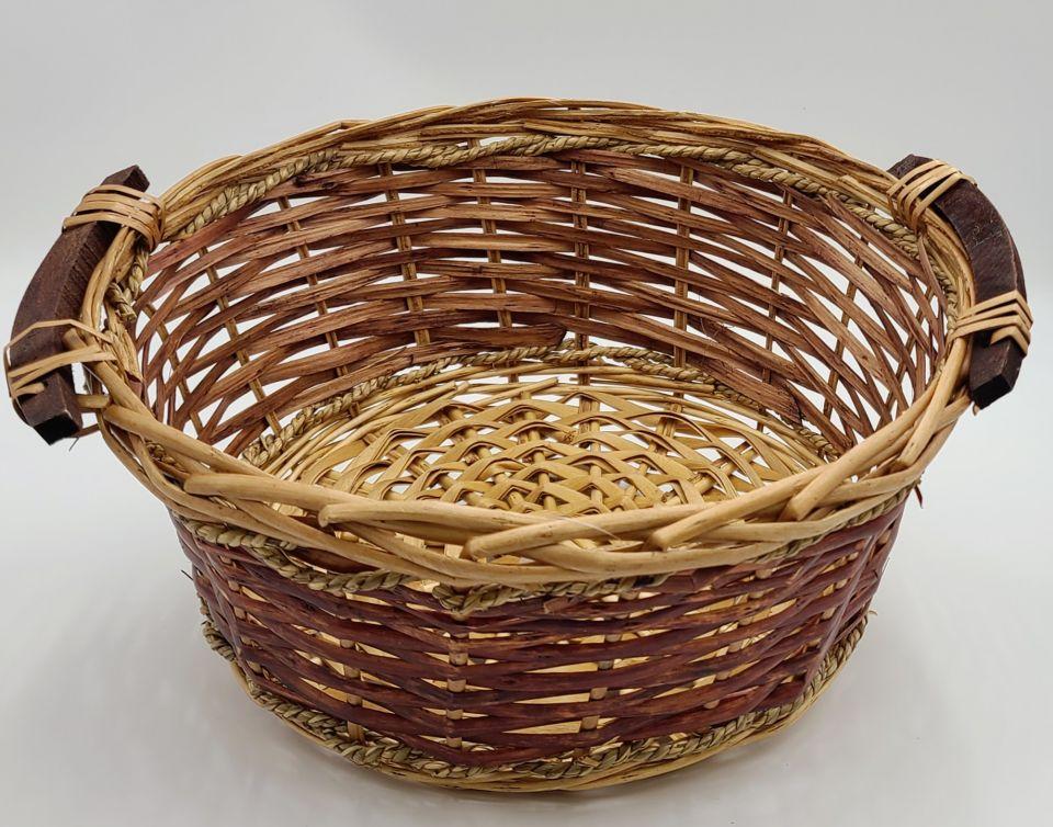 Basket 12 IN Willow Oak 1/Each